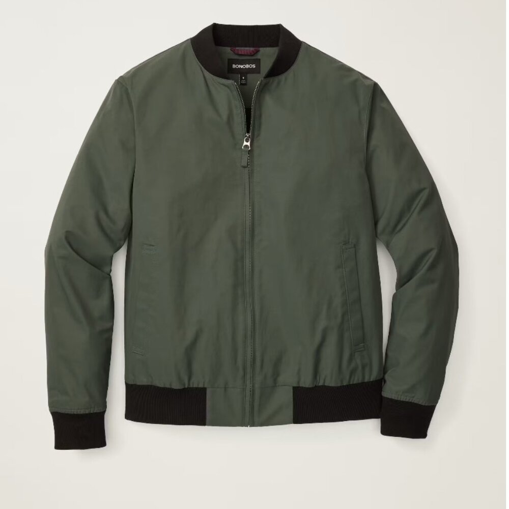 Bonobos Green Boulevard Bomber Jacket